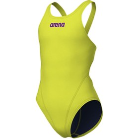 Resim Team Swimsuit Swim Tech Solid Çocuk Yeşil Yüzücü Mayosu 004764650 