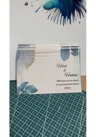 Resim Söz,kına,nişan,düğün Hatırası Hediyelik Kartı 15x9,5 Cm 49 Adet 