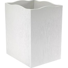 Resim Tech Butiq - Çöp Sepeti, Dekoratif Çöp Kovası, Plajdan Esinlenen Banyo Aksesuarları (Seaglass Koleksiyonu) 