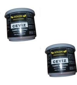 Resim 2 Adet Çok Amaçlı Ahşap Parke Masa Sehpa Çizik Çok Amaçlı Tamir Dolgu Macunu Ceviz 240 gr 