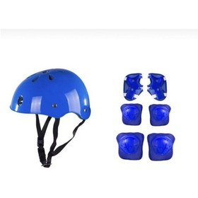 Resim Çocuk Kask Dizlik Dirseklik Kemik Set 7 Parça 