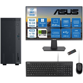 Resim ASUS Expertcenter P500MV I7-13620H 16GB 4tb SSD WIN11HOME 4GB/GT730 23.8" WE7136216512B0DH05+ZETTABELLEK 