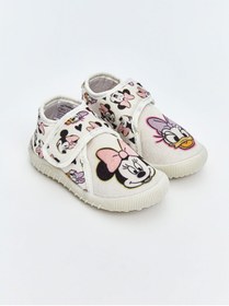 Resim LC Waikiki LCW STEPS Minnie Mouse Baskılı Kız Bebek Panduf 