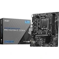 Resim MB Pro H610M-S Ddr4 Soket 1700 Ddr4 3200(OC) HDMI M.2 Usb3.2 1x 1g La Matx 