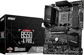 Resim MSI B550-A Pro AM4 DDR4 Bellek 4400(OC) HDMI DP M.2 USB3.2 ATX Anakart 