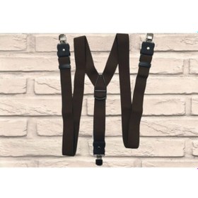 Resim Deri Kahverengi Unisex Pantolon Askısı 