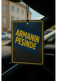 Resim Sarı Lacivert Armanın Peşinde Ve Arabada Prenses Var - İkili Oto Kokusu - Dekoratif Araç Kokusu Ve Aksesuarı 