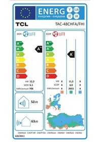 Resim Tcl TAC-48CHFA/FHI 48.000 BTU Salon Tipi Klima 