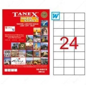 Resim Genel Markalar Tw-2037 Beyaz Adresleme Ve Postalama Etiketi 70 Mm X 37.125 