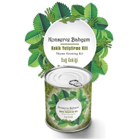 Resim Leyaton BUFFER® Konserve Bahçem Evde Konservede Kekik Dağ Kekiği Yetiştirme Kiti RVRYT-RS345 