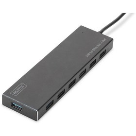 Resim Assmann Digitus 7 Port Usb 3.0 Hub, 5v/3,5a Güç Adaptörü Dahil, Alüminyum 