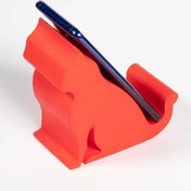 Resim Birlik Sünger Sünger Kedi Masa Üstü Telefon Ve Tablet Tutacağı Kırmızı 13x12,5x6 Cm 