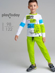 Resim Playtoday Takım: Uzun Kollu Üst, Pantolon 173836082 BEYAZ 