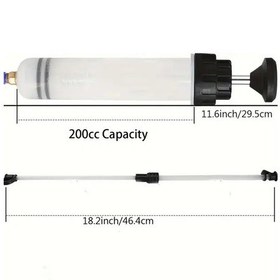 Resim Chuangyinshop 1 Adet Manuel Yağ Pompası Hortumu İle Sıvı Transferi Ve Doldurma Aleti Dayanıklı Bakım Ekipmanı 