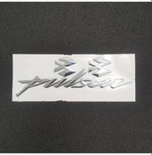 Resim Gateesat Bajaj Pulsar 3d Reçine Motor Çıkartmaları Wings Silver Dayanıklı Dekorasyon 