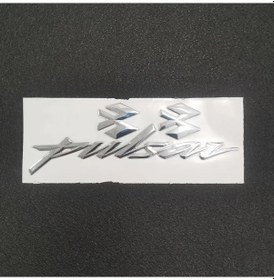 Resim Gateesat Bajaj Pulsar 3d Reçine Motor Çıkartmaları Wings Silver Dayanıklı Dekorasyon 