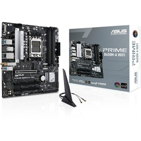 Resim Asus Prime B650M-A WiFi AMD B650 5600 Mz (OC) DDR5 Soket AM5 mATX Anakart Asus