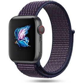 Resim iOS Uyumlu Watch Seri 9/8/7/6/se/5/4/3 Spor Loop Kordon 41/40/38mm 
