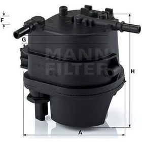 Resim MANN WK939 Mazot Filtresi 107 206 207 307 Bipper / C1 C2 C3 C4 Nemo / Fiesta Fusion 1.4 HDI 1.4 TDCI Müsürlü 