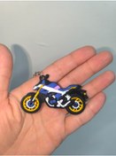 Resim Silikon Kaliteli Motosiklet Anahtarlığı Esnek, Dayanıklı Ve Şık Tasarım Lacivert 