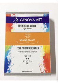Resim Cenova Art Profesyonel Yağlı Boya 24 Orange Yellow 37 ML 