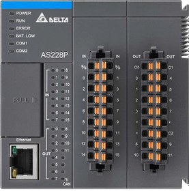 Resim Delta As228p-a ,16d/12p Ethernet Canopen Plc Cpu Modül 