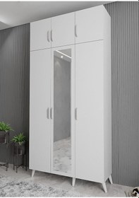 Resim Açelya Portmanto Vestiyer Beyaz 120 cmM5 