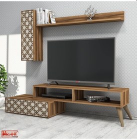 Resim Variant Planet Tv Ünitesi Ve Orta Sehpa Takımı - Krem / Ceviz 