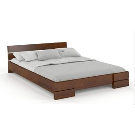 Resim Nepal Ahşap Çam Masif Ahşap Karyola 120x200 