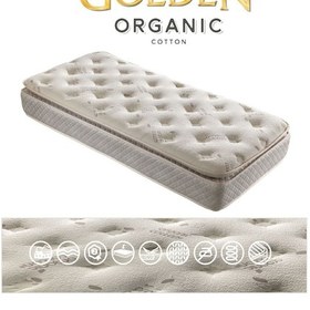 Resim Uzunbebe 150X200 Heyner Golden Organic Cotton Ortopedik Yaylı Yatak 