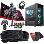 Resim Turbox TX4782 Intel Core I5 10400F 16GB Ram 1tb SSD 6gb GTX1660TI Gddr6 27 Curved Freedos Oyuncu Masaüstü Bilgisayarı 