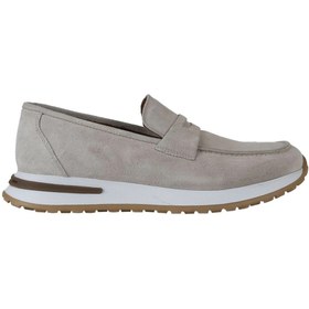 Resim Bueno Bej Süet Erkek Loafer 
