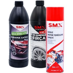 Resim Susuz Motor Temizleme Spreyi / Seramik Cila / Hızlı Cila / Pratik Cila / %40 Cilalı Oto Şampuan 