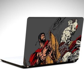 Resim 300 Spartali Laptop Sticker 10 İnch (25X19CM) 