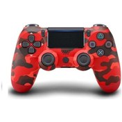 Resim Anunnaki Kablosuz PC ve PS4 Oyun Kolu Dualshock Kamuflaj Kırmızı 