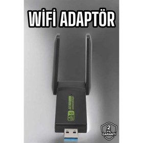 Resim Wifi Adaptör Çift Bantlı Kablosuz Wifi Adaptörü 
