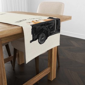 Resim Evmila Sonbahar Desenli Runner Modeli - 40x140 cm 