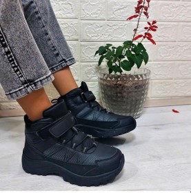 Resim Jump 29194 Siyah Cırtlı Fuspetli Kaymaz Erkek Çocuk Bot 001 