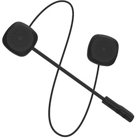 Resim Padalink Motosiklet Kask Kulaklığı Mh04 - Bluetooth 5.0+edr İle Müzik Dinle, Telefon Çağrılarını Al, Katlanabilir Mikrofon, Siyah 10.1" 