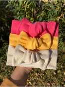 Resim Fns butik Kız Bebek 3lü Ribana Bandana 