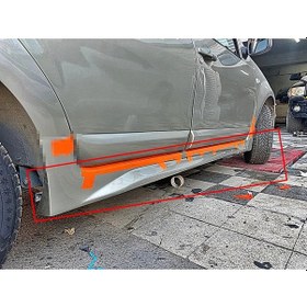 Resim Dacia Sandero Marşpiyel 2009 - 2018 Fiberglass - Boyasız 