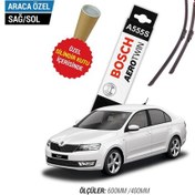 Resim Skoda Rapid Silecek Takımı 2012-2019 Bosch Aerotwin A555S 