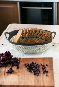 Resim Damla Desen Ekmek Sepeti 2,6 Litre Kahverengi 