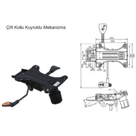 Resim Yarenofıs Ofis Koltuk Kuyruklu Mekanızma 