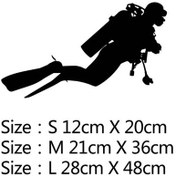 Resim N452-boyutu S-6-gri-moda Mızrak Balıkçılık Dalış Zıpkın lar Ussr Eğlenceli Vinil Araba-şekillendirici Araba Etiket Ç 