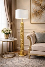 Resim Belora Şapkalı Lambader - RA-LBR-8743-71-78 - Yaldız 