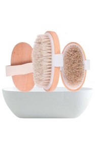 Resim MericLine İnstyler Döner Demirli ve At Kılı Selülit Fırçası Seti - Saçınızı Şekillendir 