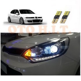 Resim Seat Leon Mk1 Uyumlu Park Ampulü Beyaz Led Aydınlatma Ampulü Canbus'li 