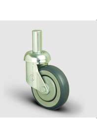 Resim ES03MBR100 Oynak Pimli Kauçuk Tekerlek Çap:100 Market Arabası 