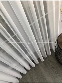 Resim Tül Perde Örme Kumaş Karınca Desen 2 Renk Seçeneği Çok Renkli 